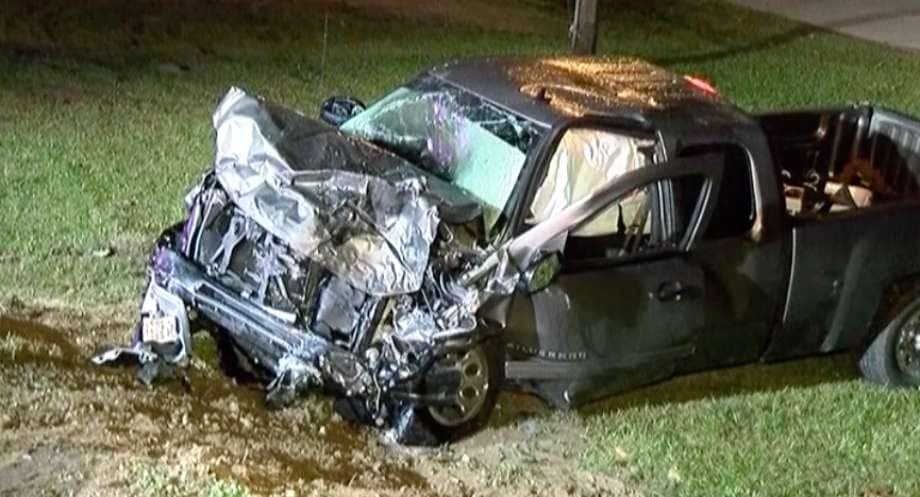 Drunk driving car crash