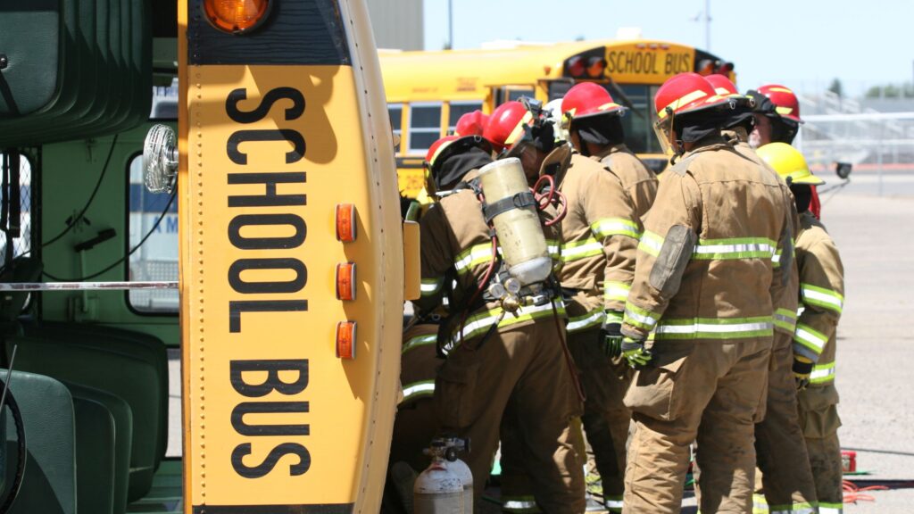 Car Crash Involving Public Transportation